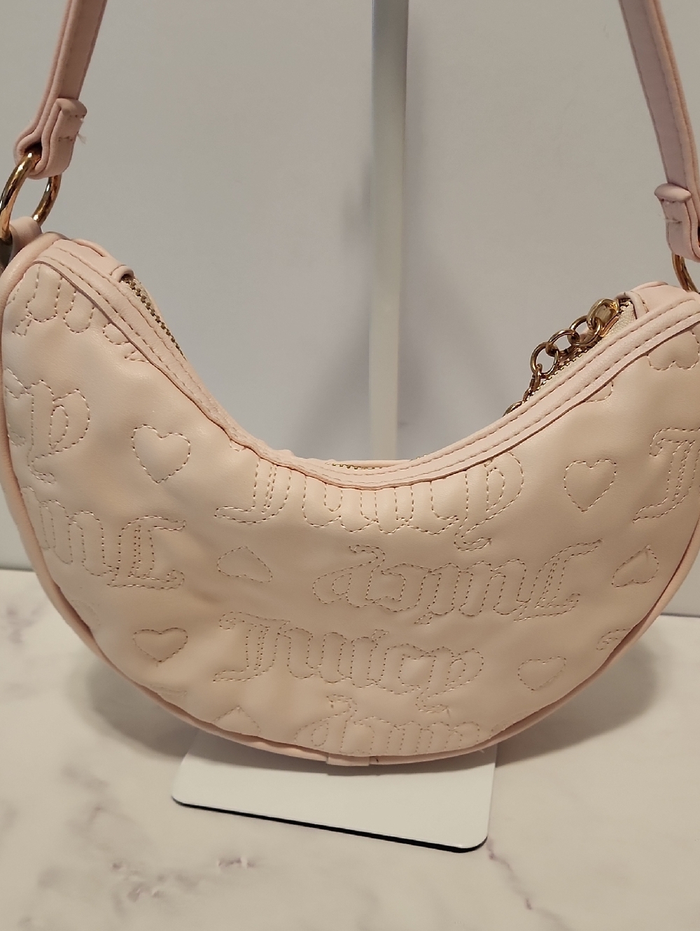 Juicy Couture Pale Pink Small Shoulder Bag - Picture 3 of 9